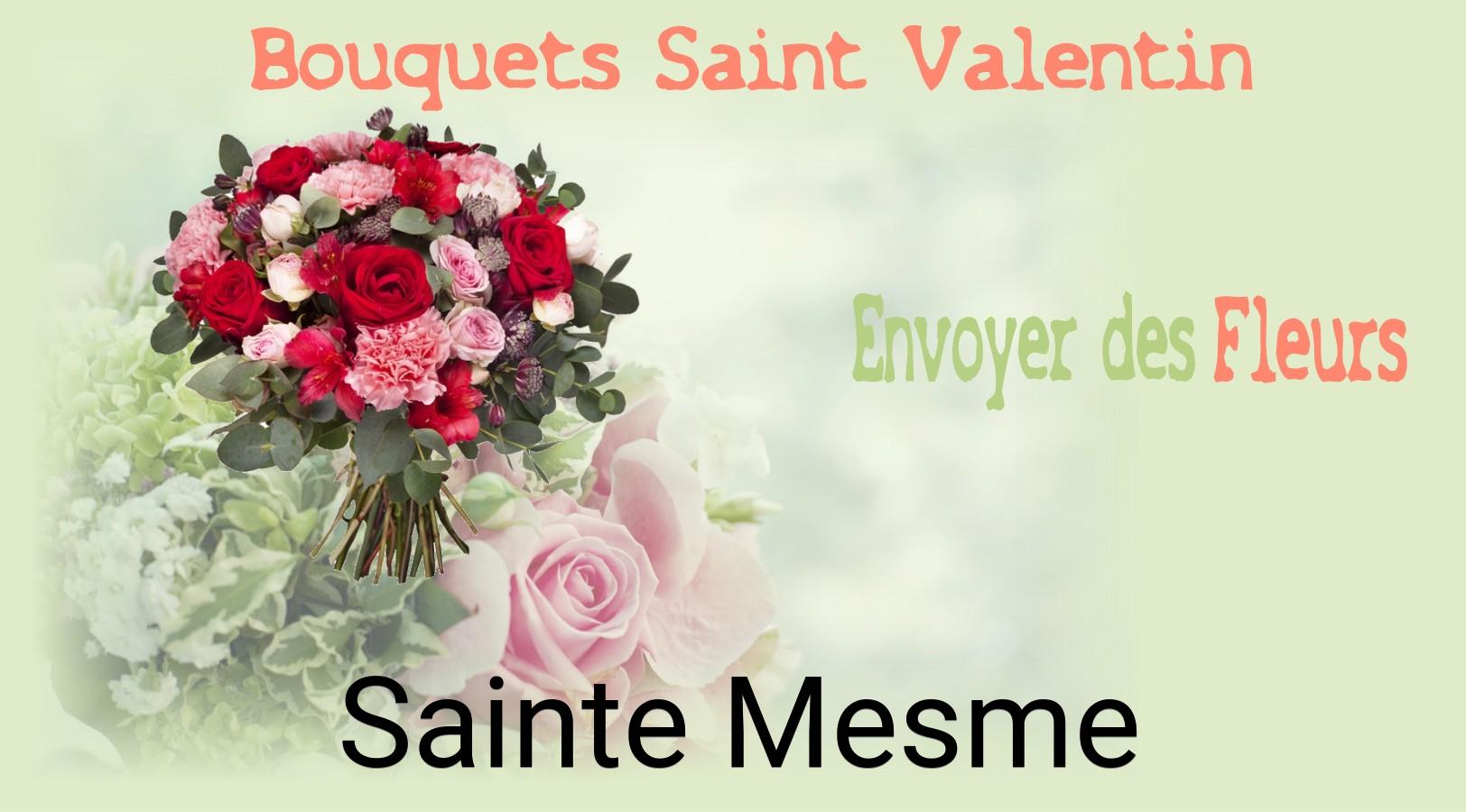 Roses de Saint-Valentin livrées à Sainte-Mesme